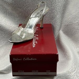 Stefani Collection Silver Heels